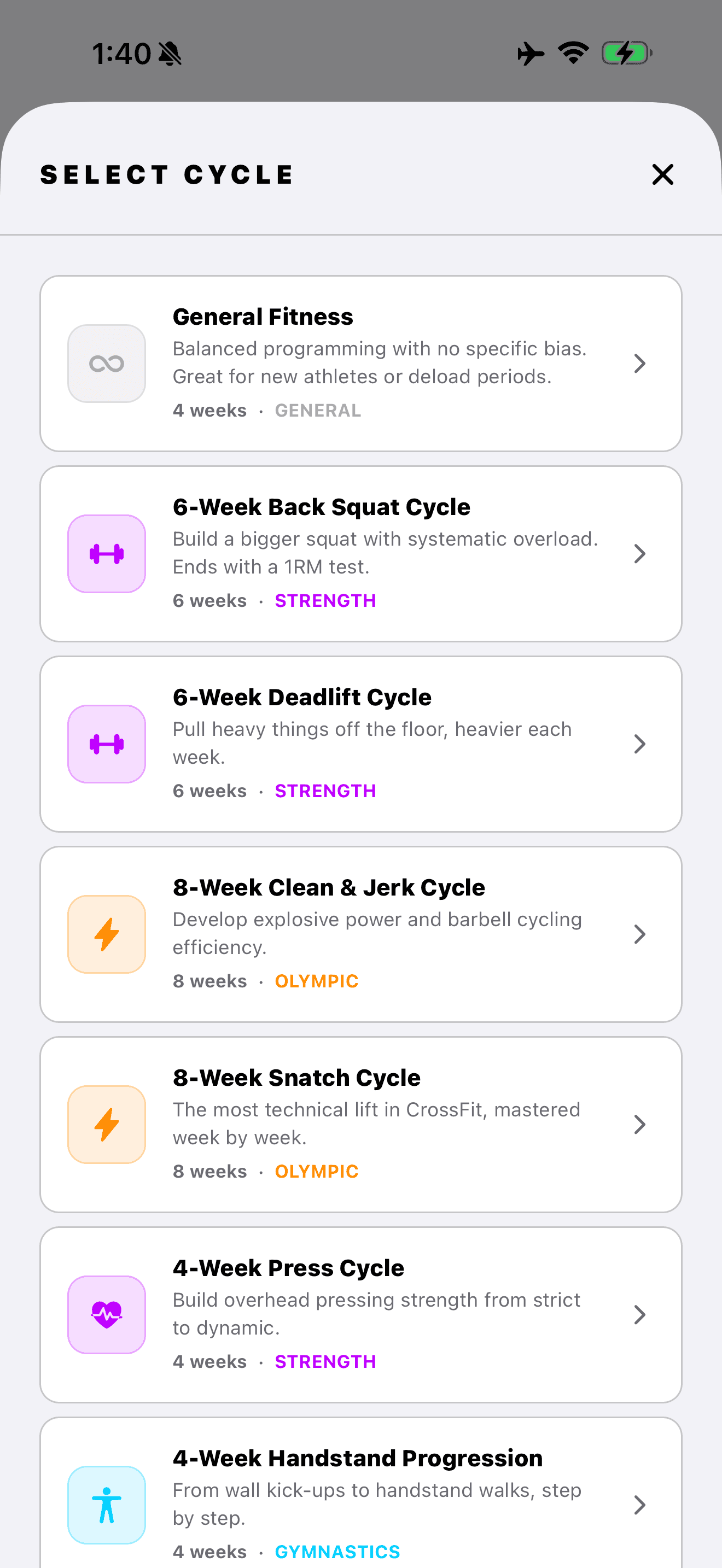 Workouts that wrote themselves